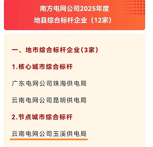 南方电网云南玉溪供电局2025 “十大新闻”等你来票选！